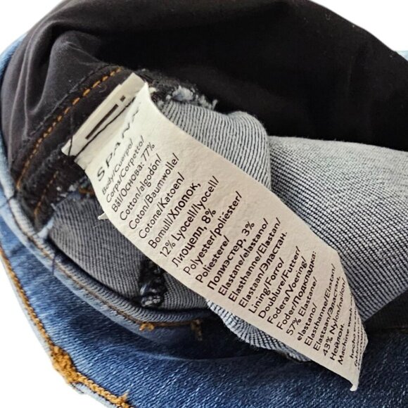 SPANX Womens Pull On Skinny Jeans, Shaping, Blue, Stretch, Size Medium - Picture 7 of 9